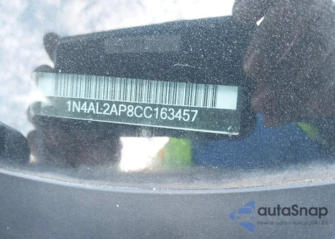 2012 Nissan Altima 2.5 from USA, damaged, VIN 1N4AL2AP8CC163457